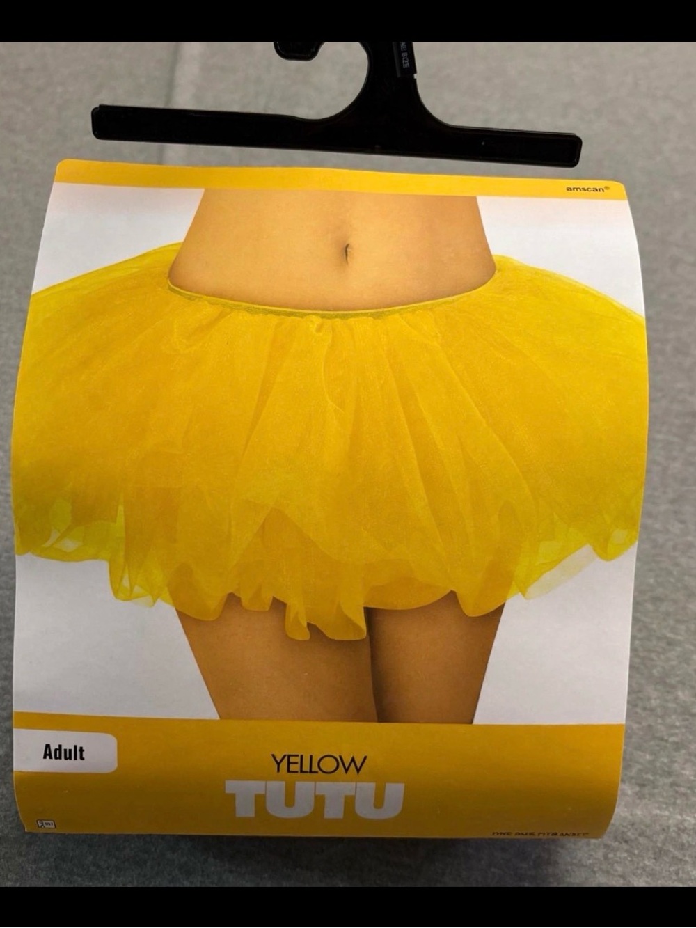 Amscan Yellow Tulle Circle Skirt Halloween Cosplay